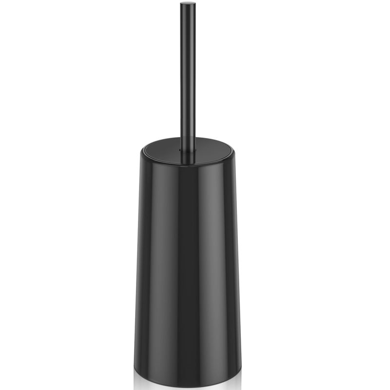 IXO Stainless Steel Toilet Brush with Holder  Black - Image 1